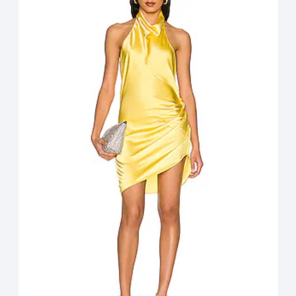 Amanda Uprichard Samba Dress In Cobalt Size L